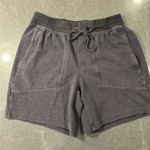 Lululemon Textured Double-Knit Cotton Short - Black Size L